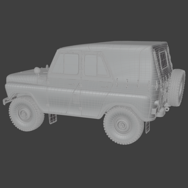 UAZ 469 (1970) 3D model